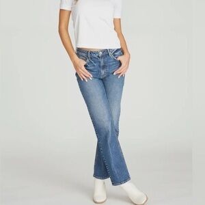 Driftwood Stella High Rise Straight Leg Jeans Medium Wash Size 30